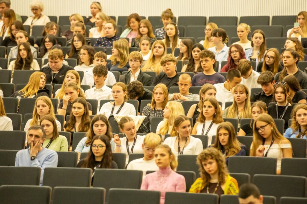Meeting with Prof. Weiler in the UMK Auditorium, photo: Andrzej Goiński/UMWKP