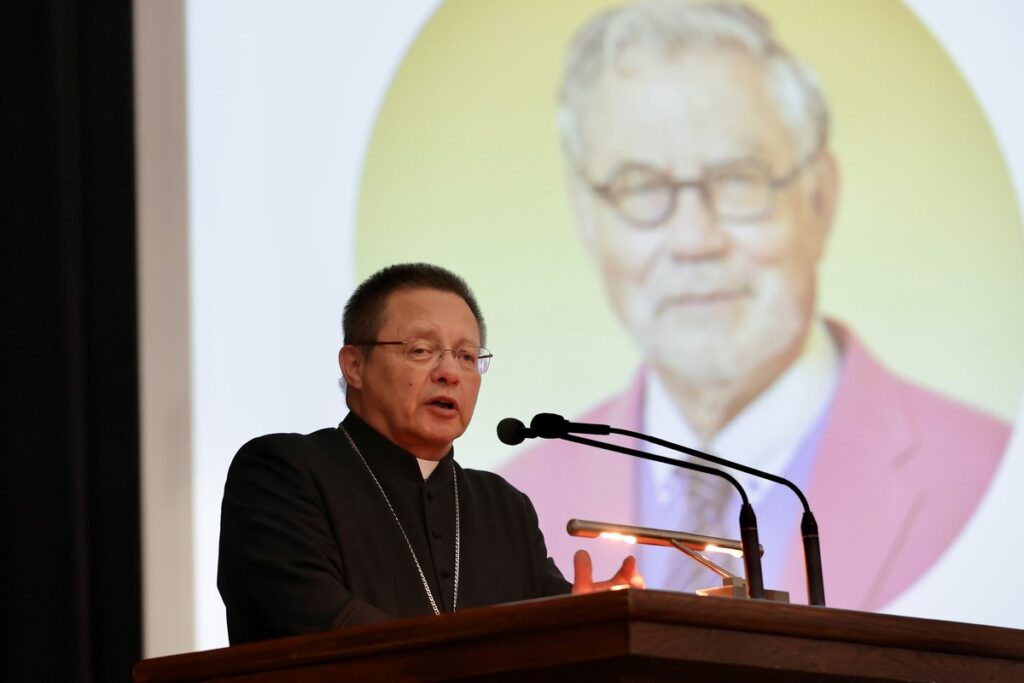 Meeting with Prof. Weiler in the UMK Auditorium, photo: Andrzej Goiński/UMWKP