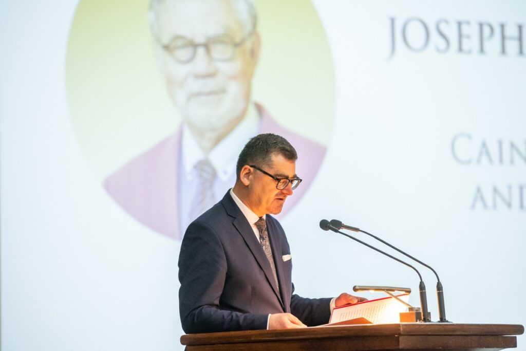 Meeting with Prof. Weiler in the UMK Auditorium, photo: Andrzej Goiński/UMWKP