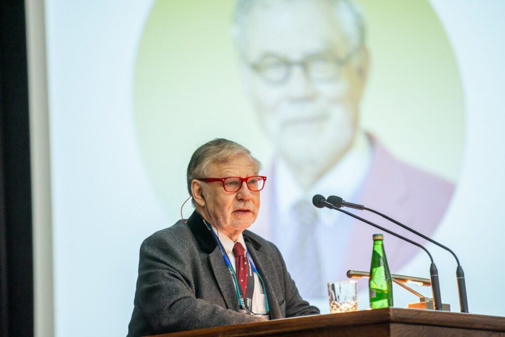Meeting with Prof. Weiler in the UMK Auditorium, photo: Andrzej Goiński/UMWKP