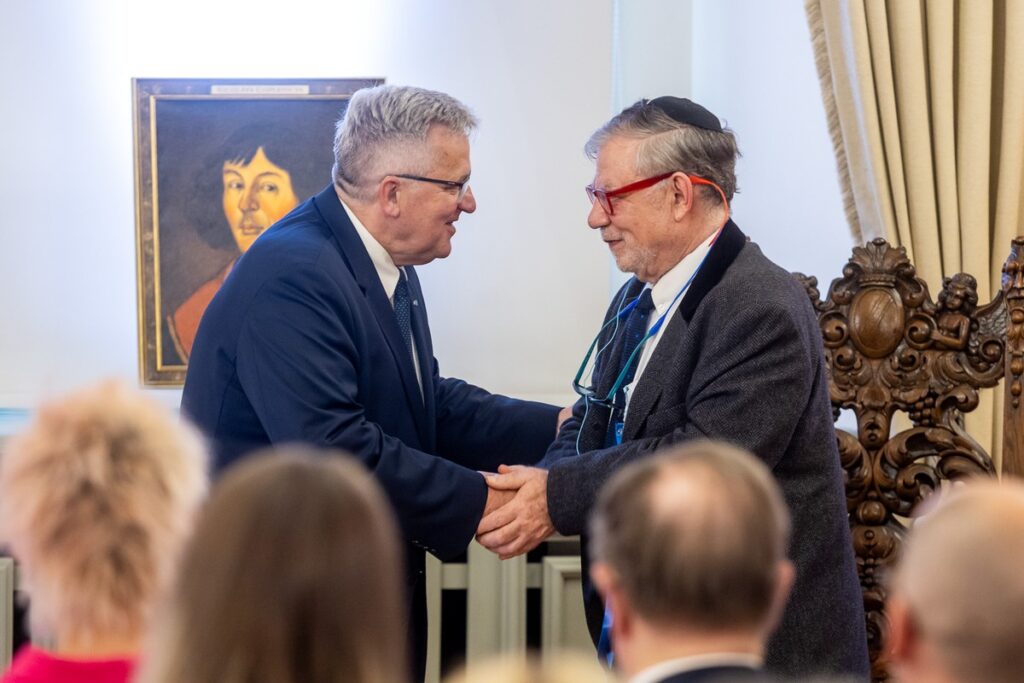 Presentation of the Fides et Ratio Award to Prof. Weiler, photo: Szymon Zdziebło/tarantoga.pl for UMWKP