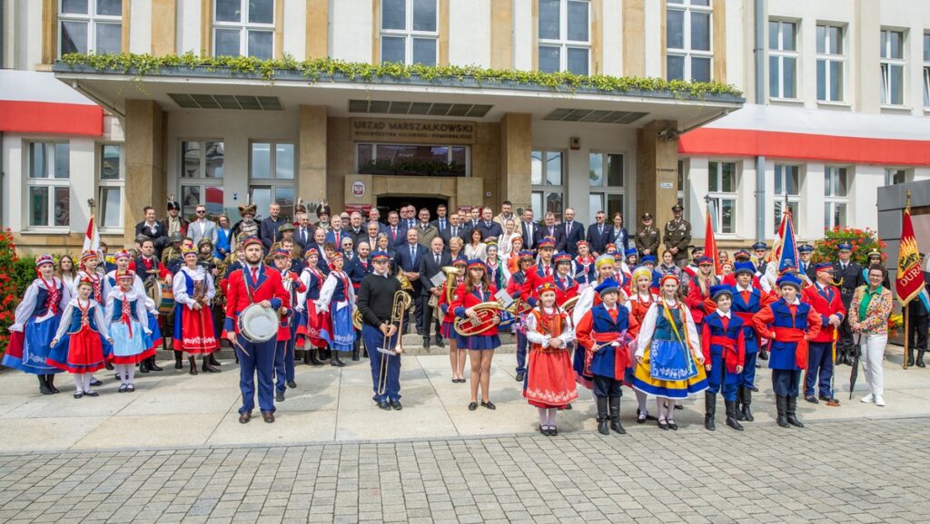 Oficjalne uroczystości z okazji Święta Województwa, Toruń, 9 czerwca 2025 r., fot. Andrzej Goiński/UMWKP