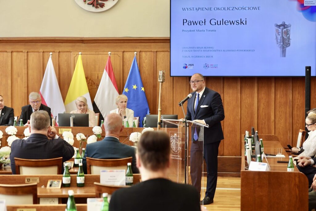 Oficjalne uroczystości z okazji Święta Województwa, Toruń, 9 czerwca 2025 r., fot. Andrzej Goiński/UMWKP