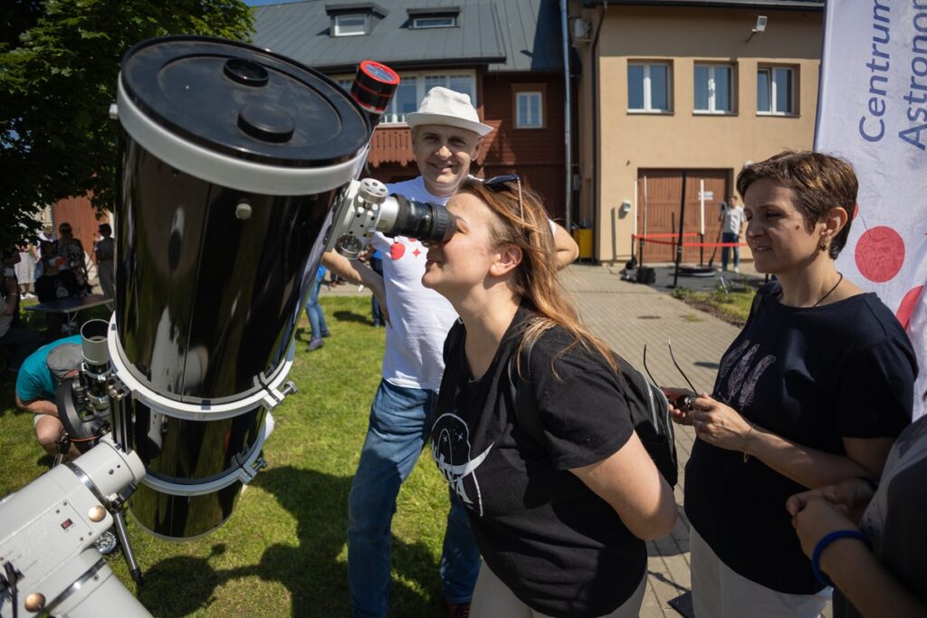 Piknik rodzinny Astrofestiwal w Grudziądzu, fot. Mikołaj Kuras dla UMWKP