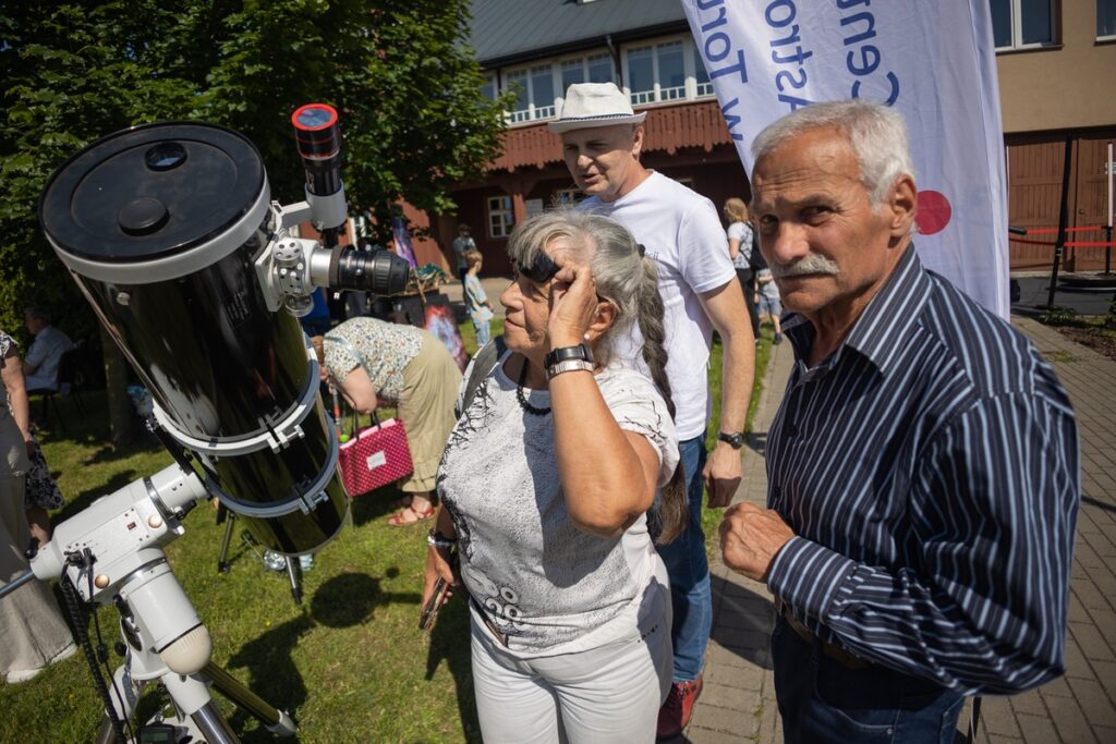 Piknik rodzinny Astrofestiwal w Grudziądzu, fot. Mikołaj Kuras dla UMWKP