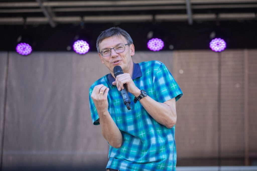 Piknik rodzinny Astrofestiwal w Grudziądzu, fot. Mikołaj Kuras dla UMWKP