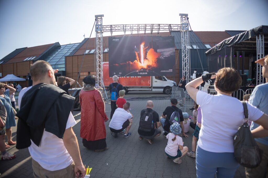 Piknik rodzinny Astrofestiwal w Grudziądzu, fot. Mikołaj Kuras dla UMWKP