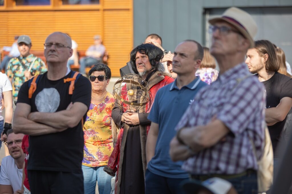 Piknik rodzinny Astrofestiwal w Grudziądzu, fot. Mikołaj Kuras dla UMWKP