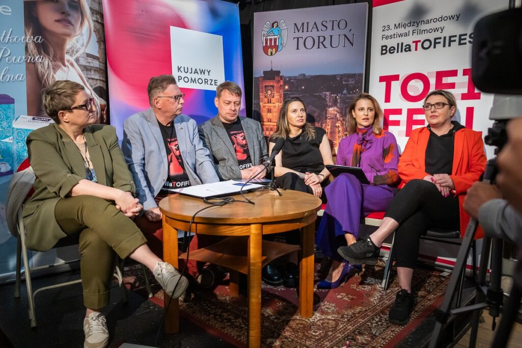 Konferencja prasowa organizatorów festiwalu Bella Tofifest, fot. Szymon Zdziebło/tarantoga.pl dla UMWKP