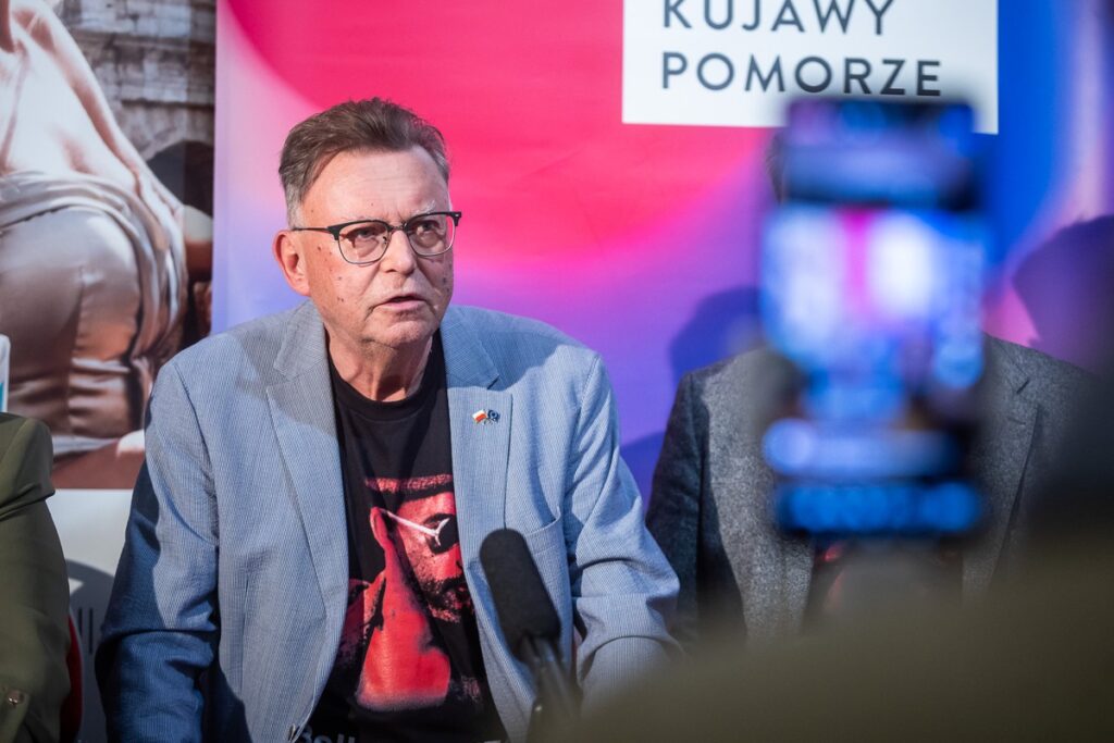 Konferencja prasowa organizatorów festiwalu Bella Tofifest, fot. Szymon Zdziebło/tarantoga.pl dla UMWKP