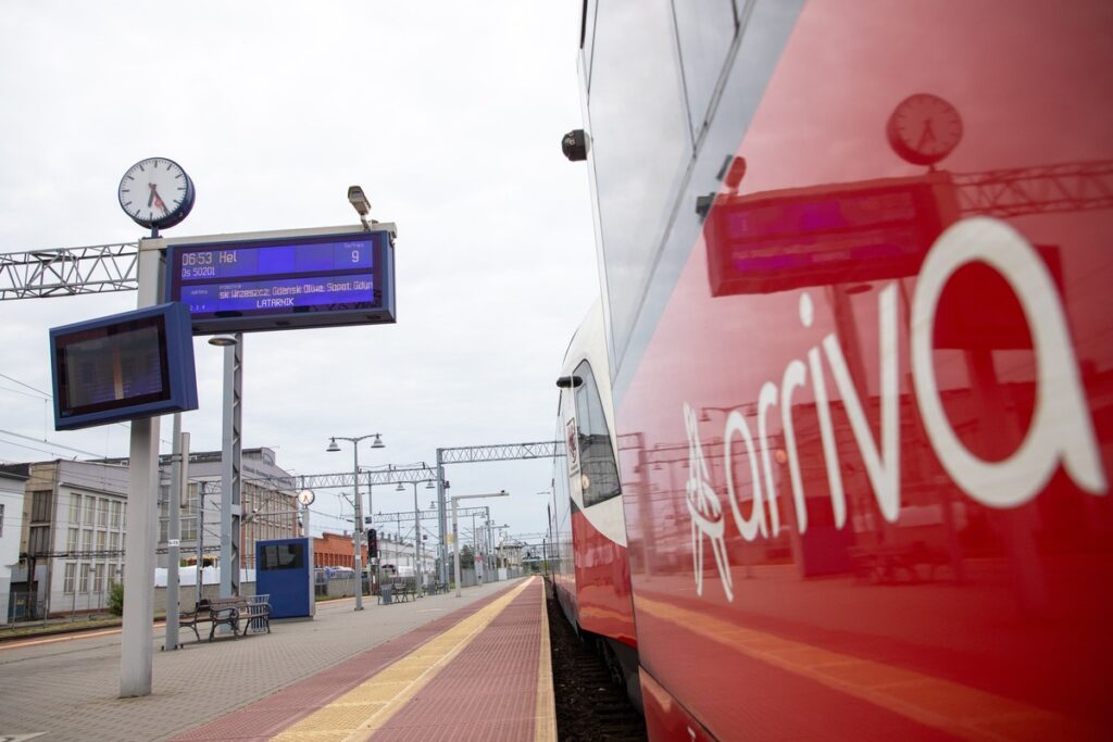 Pierwszy kurs pociągu Latarnik na Hel, fot. Agnieszka Bielecka/Arriva