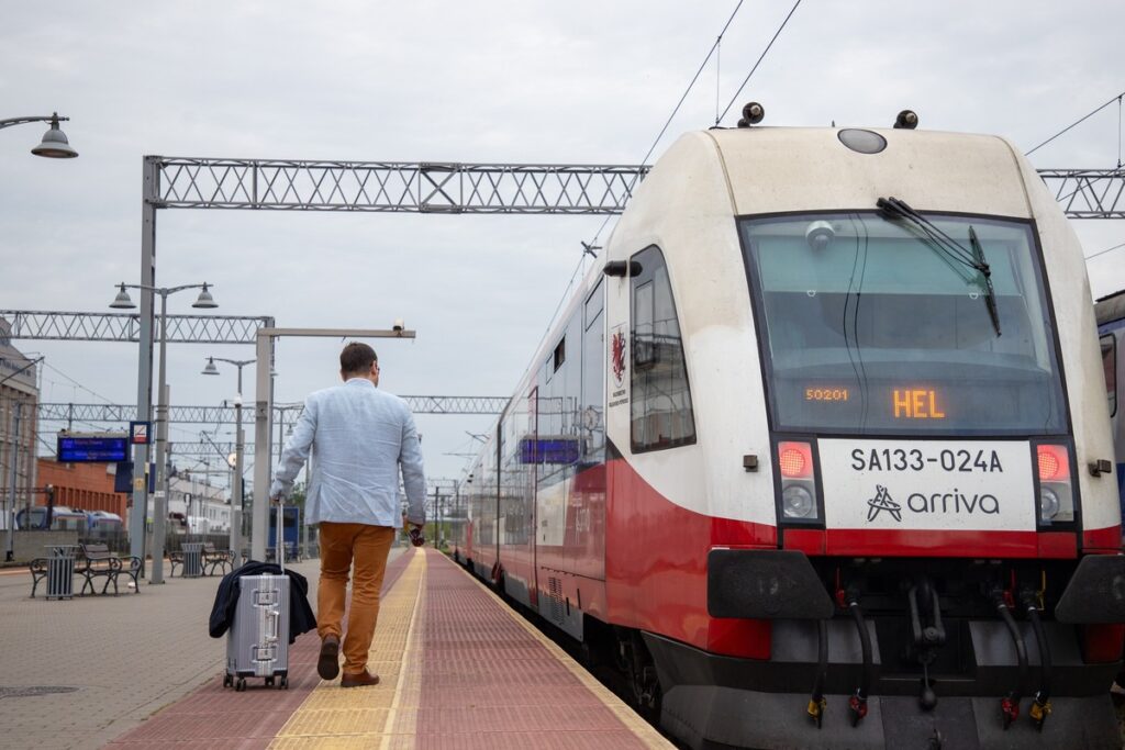 Pierwszy kurs pociągu Latarnik na Hel, fot. Agnieszka Bielecka/Arriva