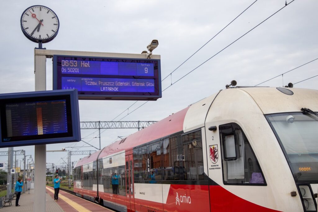 Pierwszy kurs pociągu Latarnik na Hel, fot. Agnieszka Bielecka/Arriva