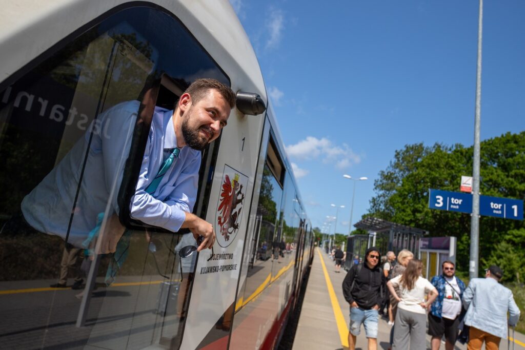 Pierwszy kurs pociągu Latarnik na Hel, fot. Agnieszka Bielecka/Arriva