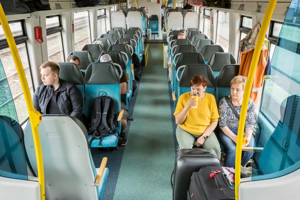 Pierwszy kurs pociągu Latarnik na Hel, fot. Tomasz Czachorowski/eventphoto.com.pl dla UMWKP