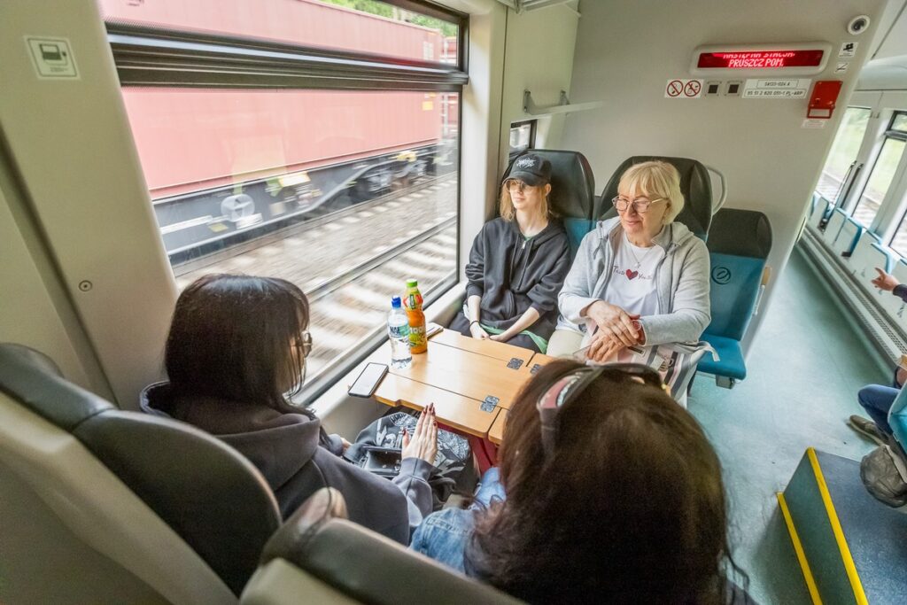 Pierwszy kurs pociągu Latarnik na Hel, fot. Tomasz Czachorowski/eventphoto.com.pl dla UMWKP