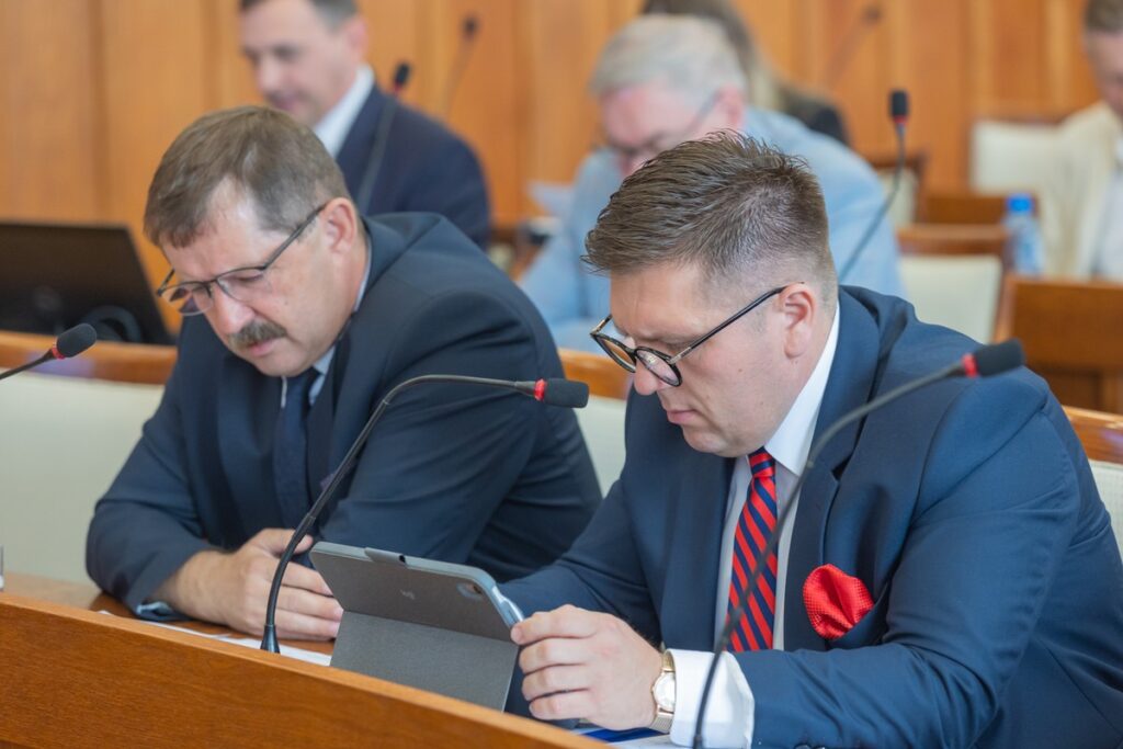 Sesja sejmiku województwa, 23 czerwca 2025, fot. Mikołaj Kuras dla UMWKP