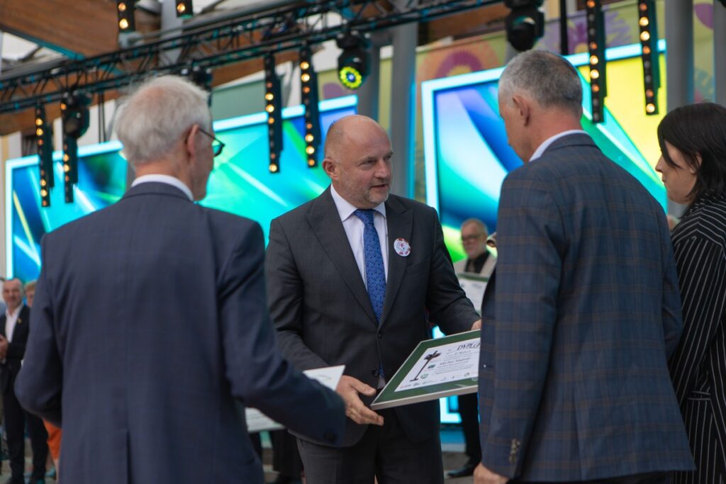 Wręczenie nagród w konkursie Fundusz sołecki – najlepsza inicjatywa, fot. Mikołaj Kuras dla UMWKP Award ceremony for the Village Fund competition – best initiative, photo by Mikołaj Kuras for UMWKP