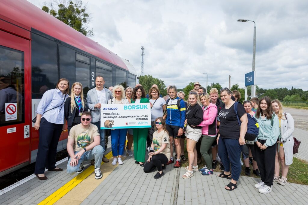 Inauguracyjny przejazd pociągu „Borsuk”