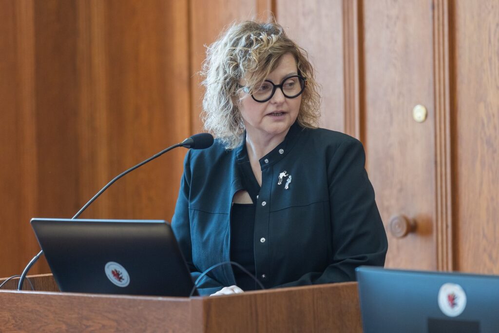 VII sesja młodzieżowego sejmiku II kadencji, fot. Mikołaj Kuras dla UMWKP