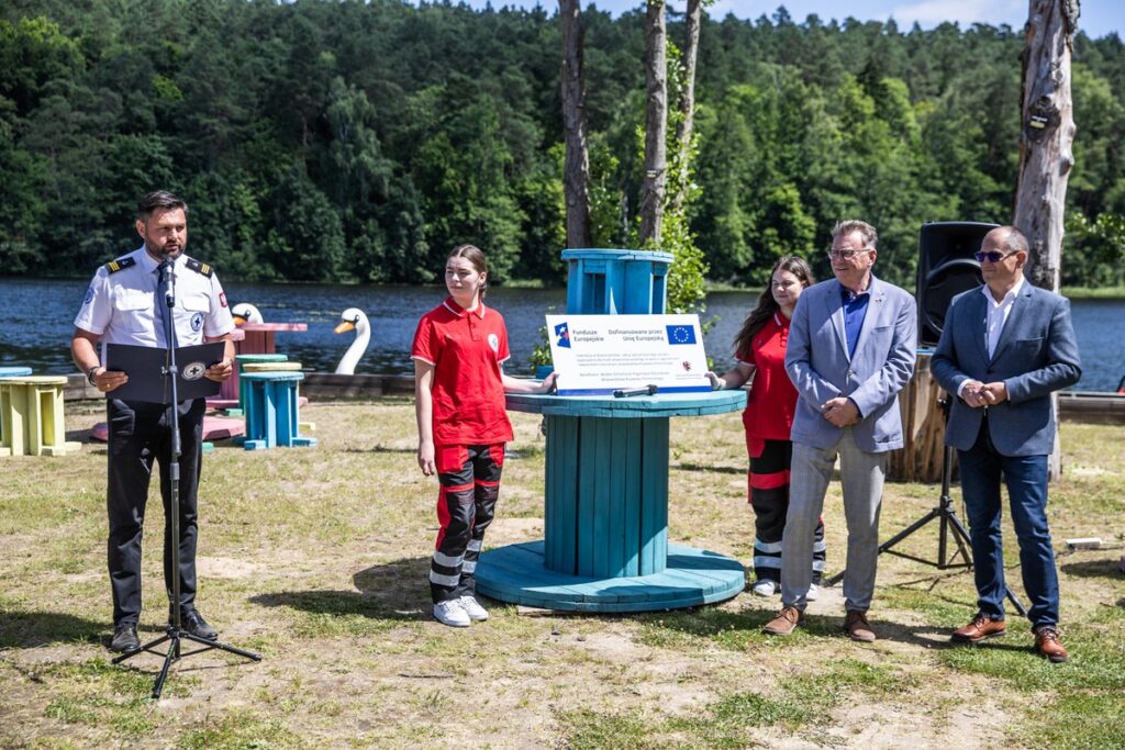 Inauguration of the WOPR summer season in Tleń, photo by Andrzej Goiński