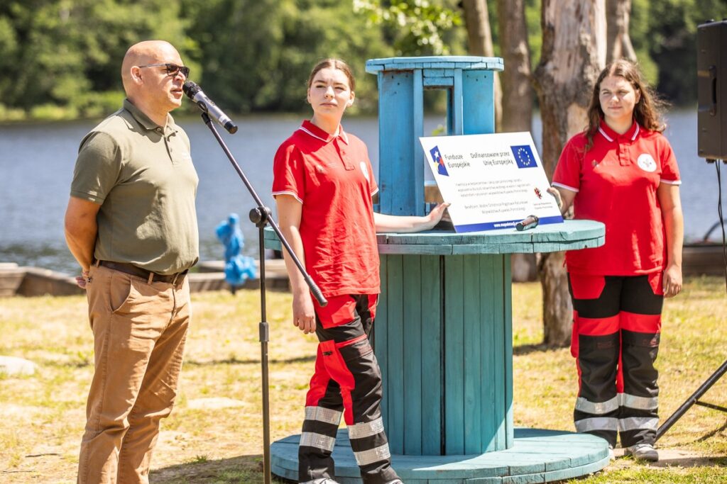 Inauguration of the WOPR summer season in Tleń, photo by Andrzej Goiński