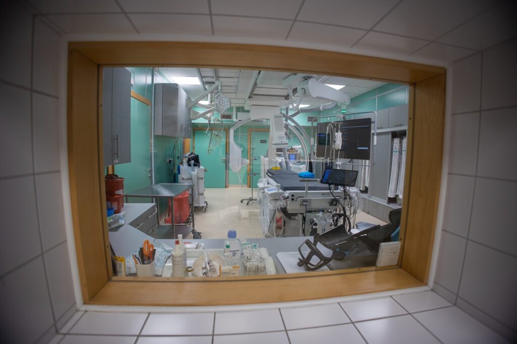 Nowy angiograf w pracowni hemodynamiki, fot. Mikołaj Kuras dla UMWKP