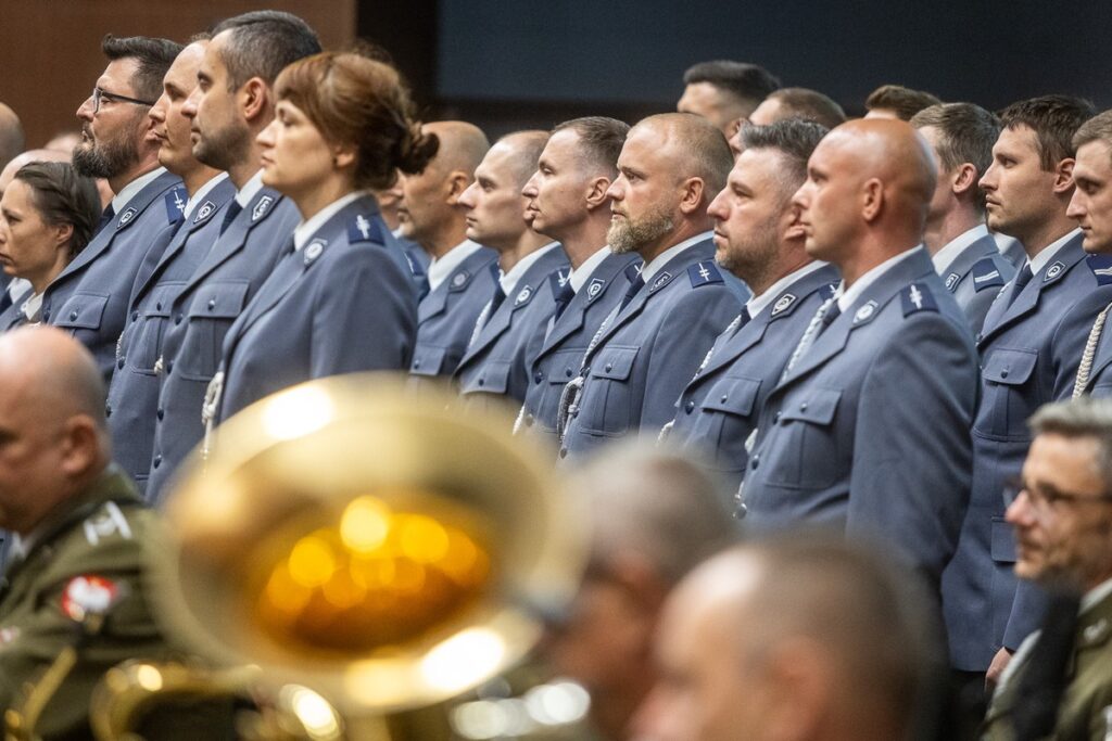 Uroczyste spotkanie z okazji Święta Policji, fot. Szymon Zdziebło/tarantoga dla UMK