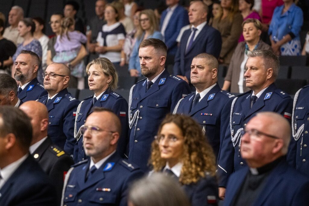 Uroczyste spotkanie z okazji Święta Policji, fot. Szymon Zdziebło/tarantoga dla UMK