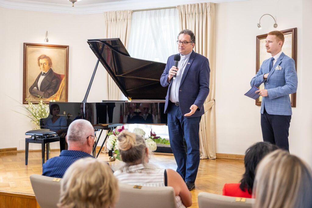 Concert from the series ‘Holidays with Chopin’ at the Chopin Centre in Szafarnia, photo by Szymon Zdziebło, tarantoga.pl for UMWKP
