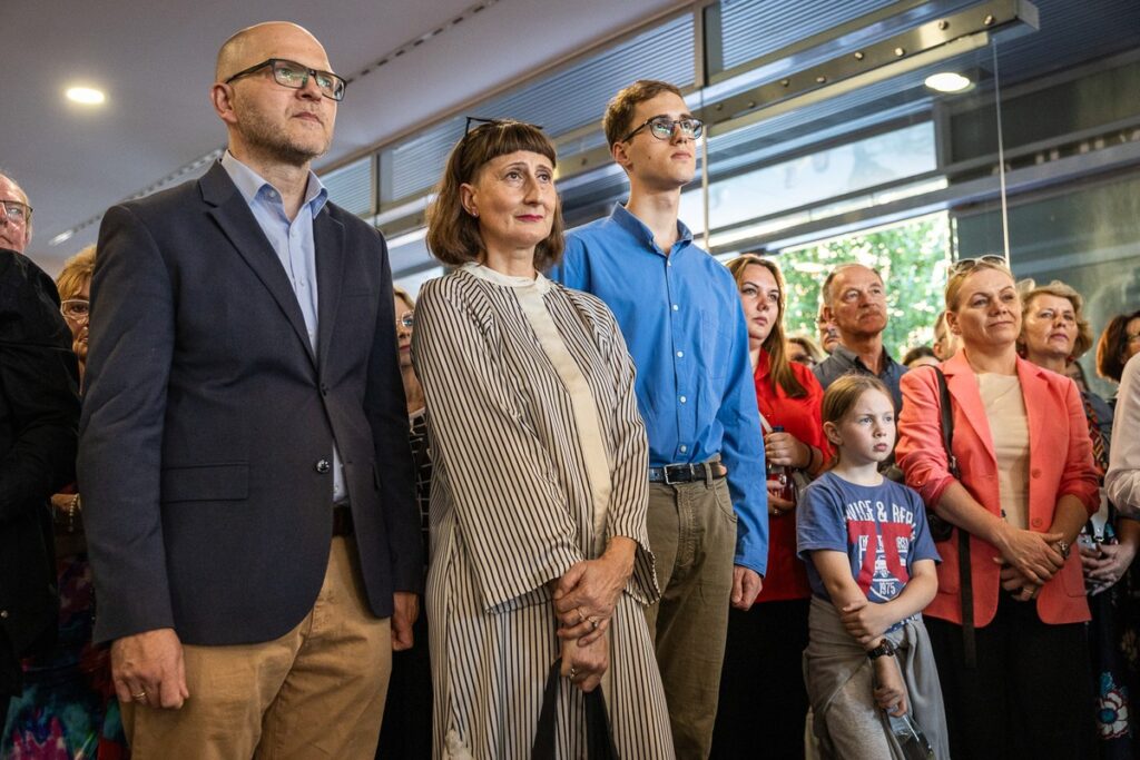 Wernisaż wystawy Billa Violi „Wizje czasu”, fot. Szymon Zdziebło/tarantoga.pl dla UMWKP