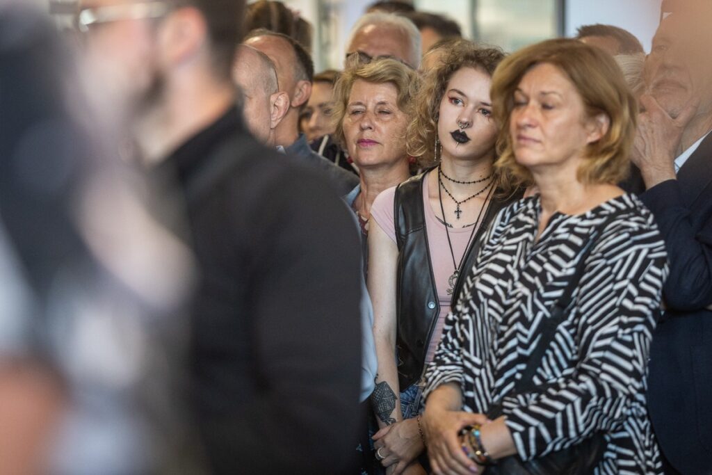 Wernisaż wystawy Billa Violi „Wizje czasu”, fot. Szymon Zdziebło/tarantoga.pl dla UMWKP