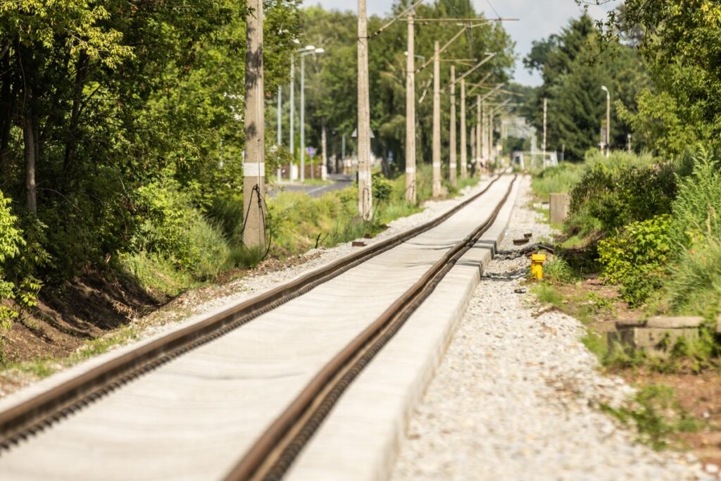 Remont linii kolejowej Aleksandrów Kujawski – Ciechocinek, fot. Andrzej Goiński/UMWKP