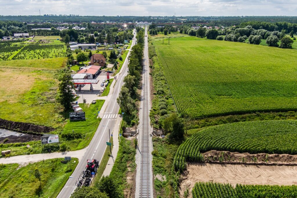 Remont linii kolejowej Aleksandrów Kujawski – Ciechocinek, fot. Andrzej Goiński/UMWKP