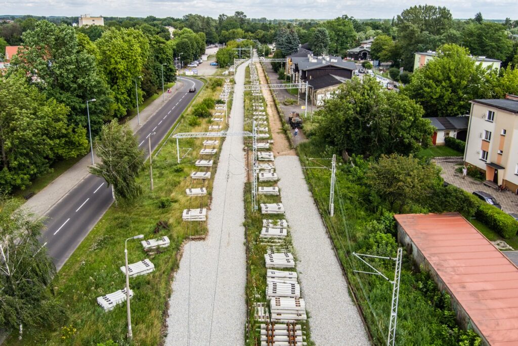 Remont linii kolejowej Aleksandrów Kujawski – Ciechocinek, fot. Andrzej Goiński/UMWKP