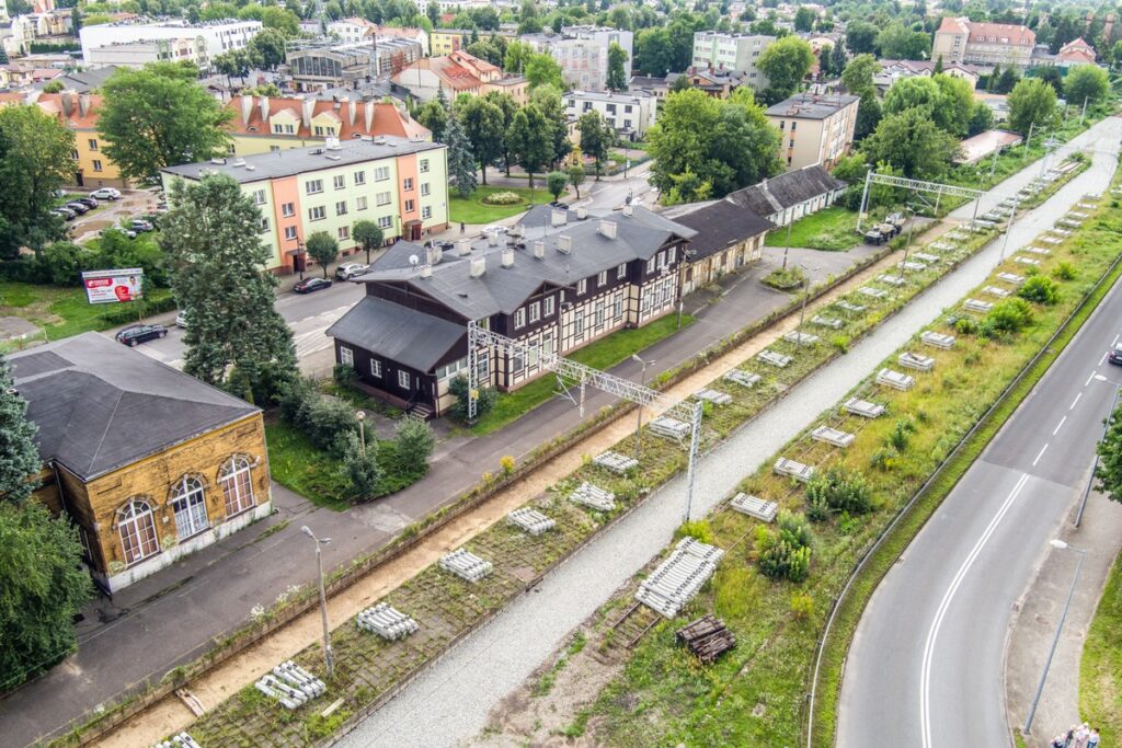 Remont linii kolejowej Aleksandrów Kujawski – Ciechocinek, fot. Andrzej Goiński/UMWKP