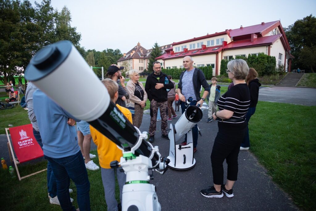 Obserwacje Perseidów w Astrobazie Zławieś Wielka, fot. Mikołaj Kuras dla UMWKP
