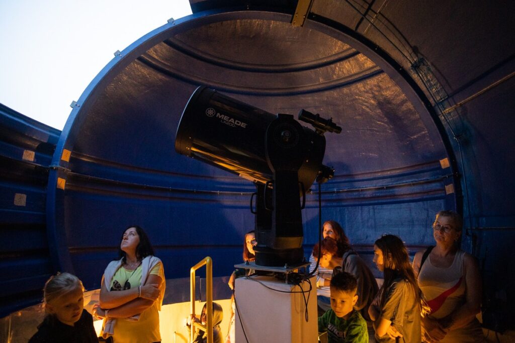 Obserwacje Perseidów w Astrobazie Zławieś Wielka, fot. Mikołaj Kuras dla UMWKP