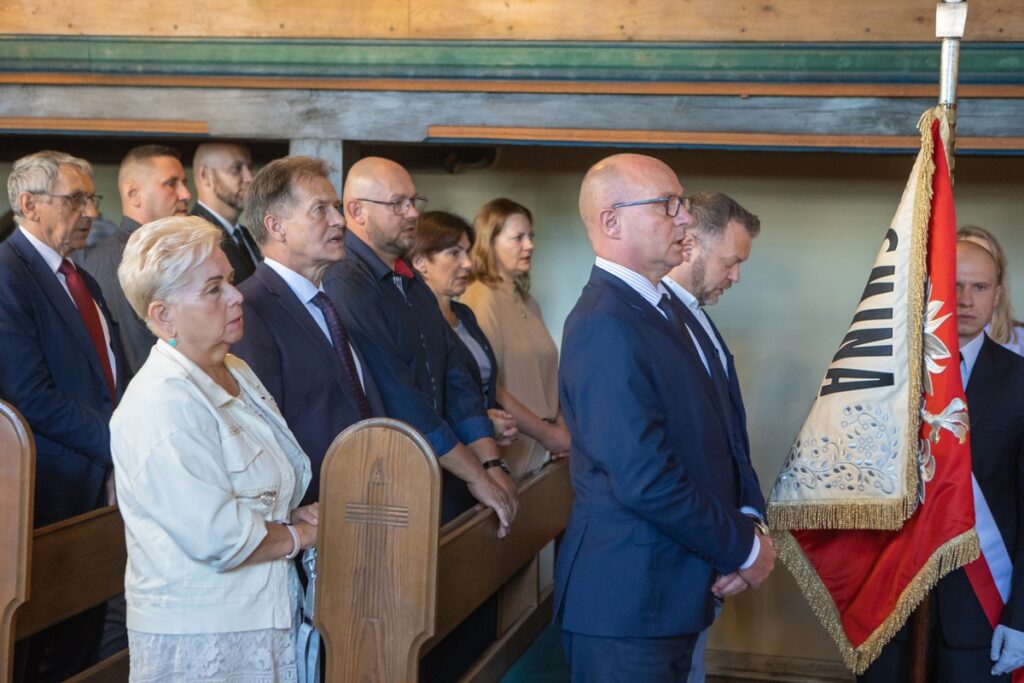 Uroczystość upamiętniająca ofiary katastrofy pod Otłoczynem, 19 sierpnia 2025 r., fot. Mikołaj Kuras dla UMWKP