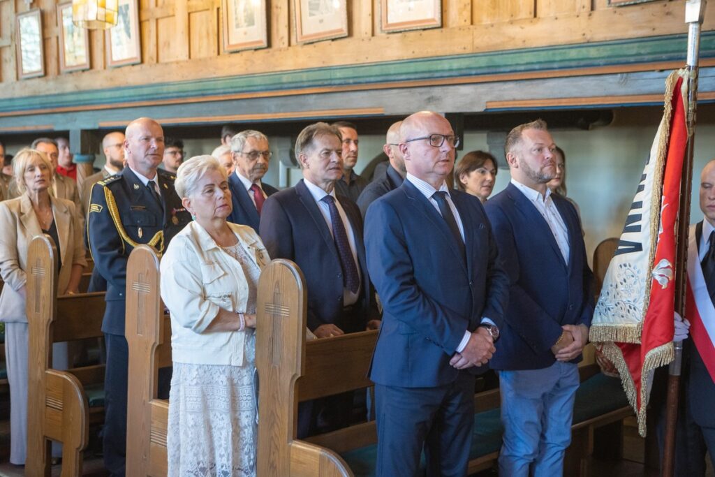 Uroczystość upamiętniająca ofiary katastrofy pod Otłoczynem, 19 sierpnia 2025 r., fot. Mikołaj Kuras dla UMWKP