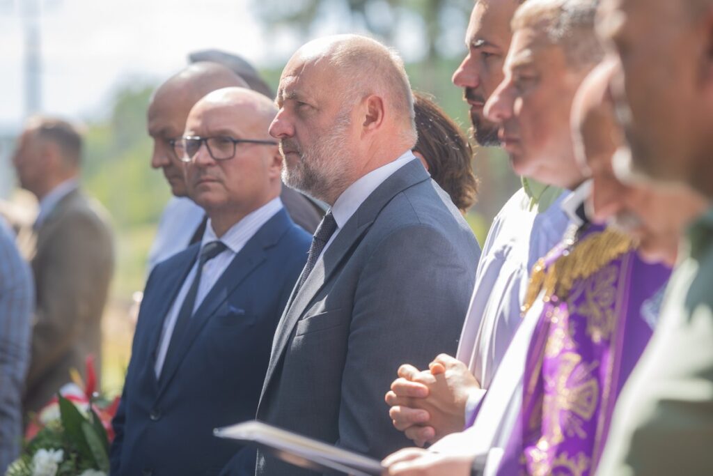 Uroczystość upamiętniająca ofiary katastrofy pod Otłoczynem, 19 sierpnia 2025 r., fot. Mikołaj Kuras dla UMWKP