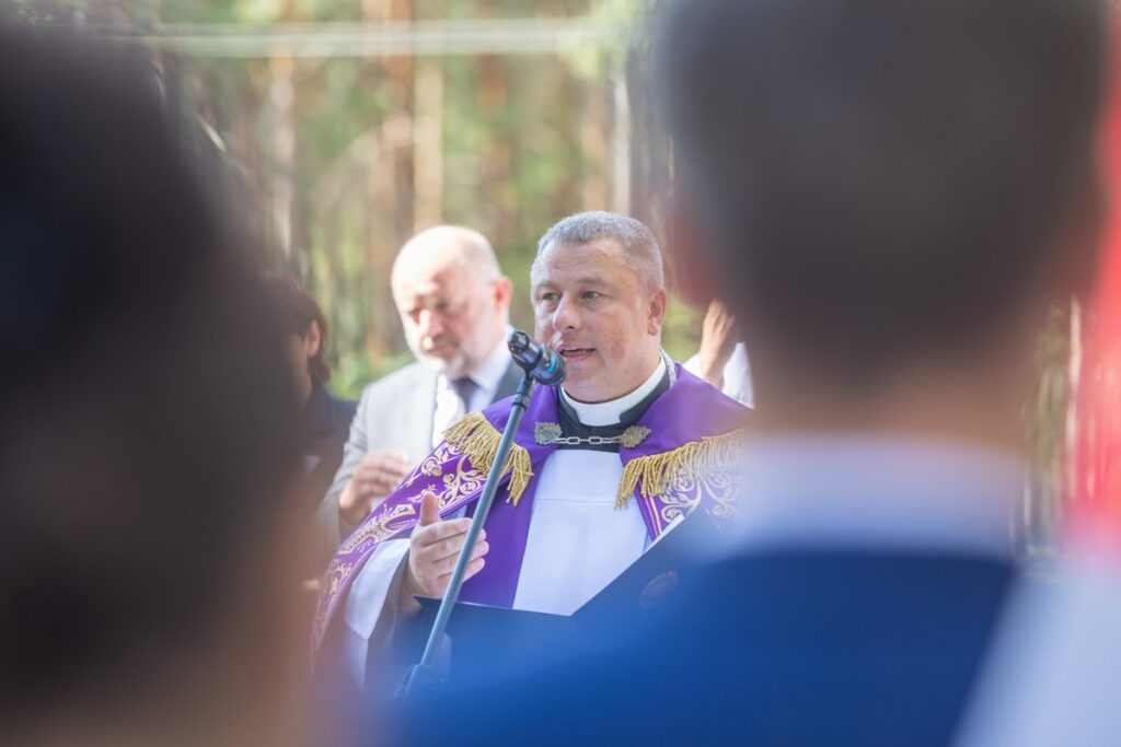 Uroczystość upamiętniająca ofiary katastrofy pod Otłoczynem, 19 sierpnia 2025 r., fot. Mikołaj Kuras dla UMWKP