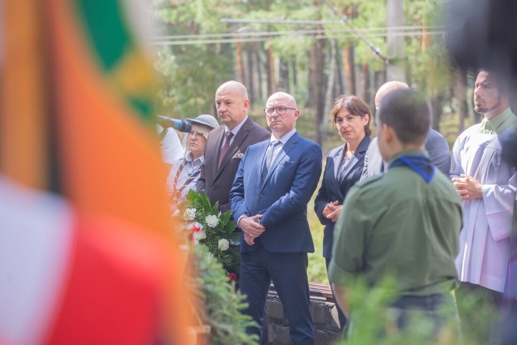 Uroczystość upamiętniająca ofiary katastrofy pod Otłoczynem, 19 sierpnia 2025 r., fot. Mikołaj Kuras dla UMWKP