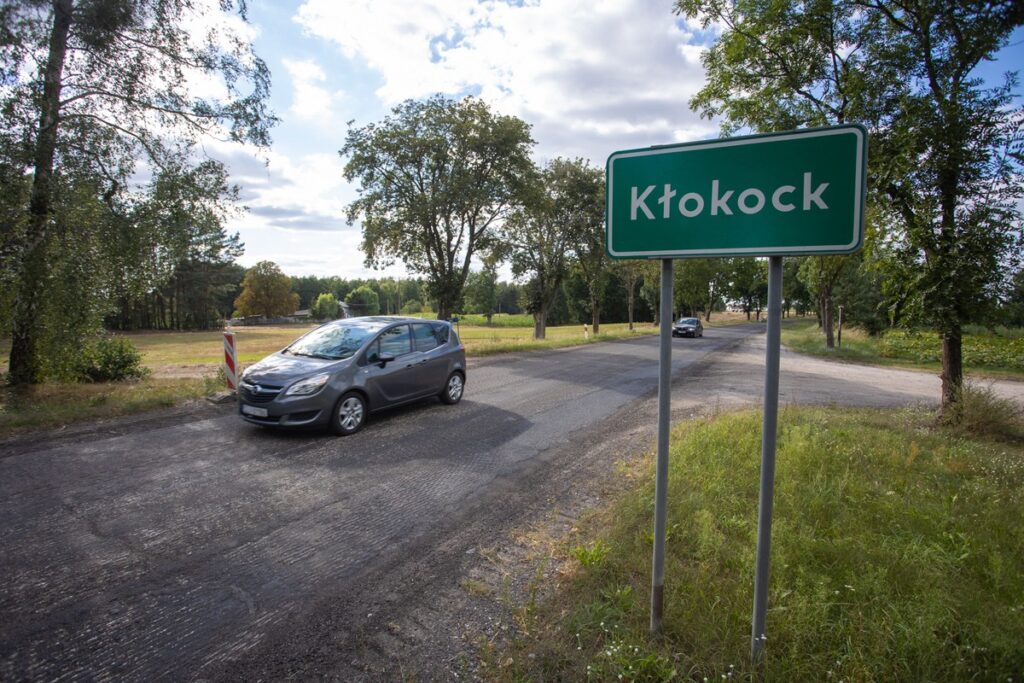 Modernizacja DW 558 Kłokock-Lipno, fot. Mikołaj Kuras dla UMWKP