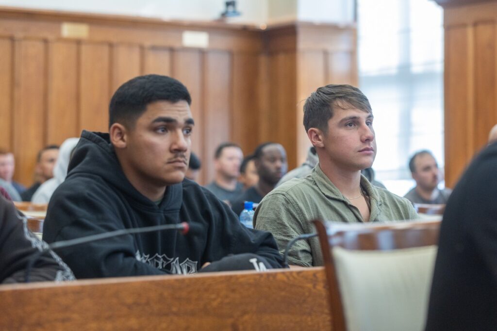 Ceremony welcoming American soldiers, photo by Mikołaj Kuras for the UMWKP