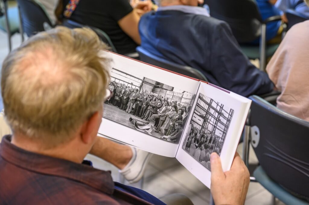 Author’s meeting with Lech Różański, photo by Mikołaj Kuras for UMWKP
