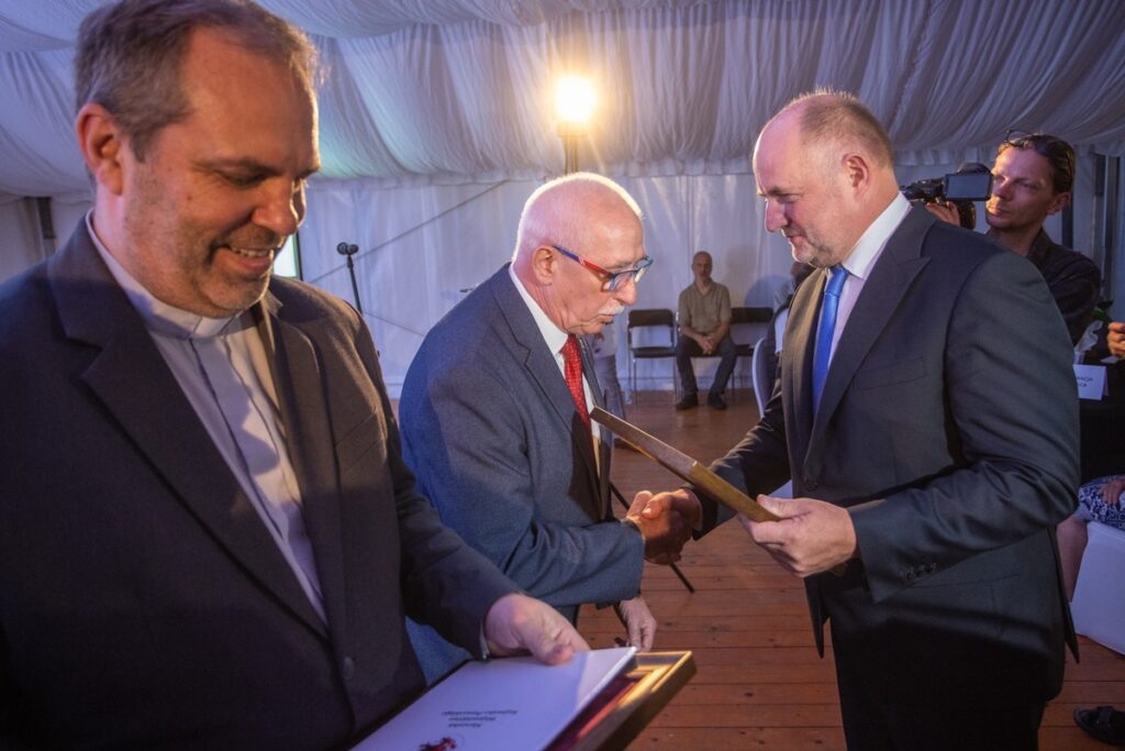 Uroczyste spotkanie w Przysieku, fot. Mikołaj Kuras dla UMWKP