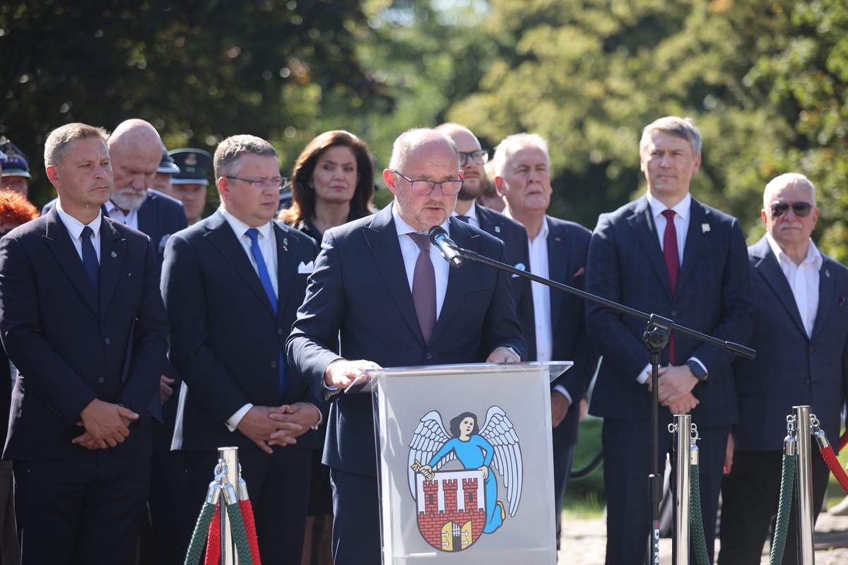 Obchody 86. rocznicy wybuchu II wojny światowej w Toruniu, fot. Mikołaj Kuras dla UMWKP