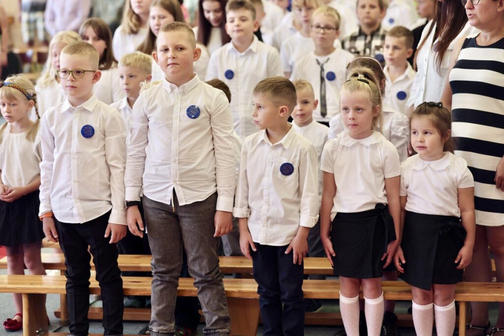 Start of the School Year at the Primary School in Łążyn, photo by Andrzej Goiński for the UMWKP