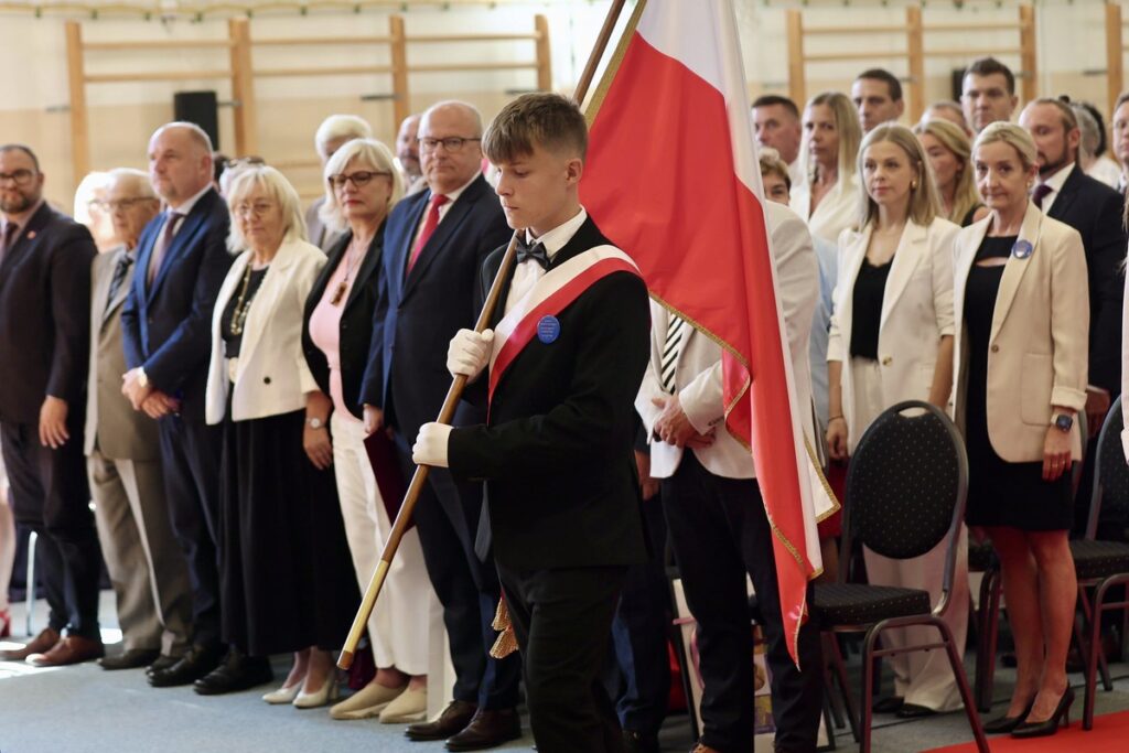 Start of the School Year at the Primary School in Łążyn, photo by Andrzej Goiński for the UMWKP